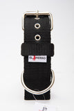 El Perro 5cm Wide Black Dog Collars