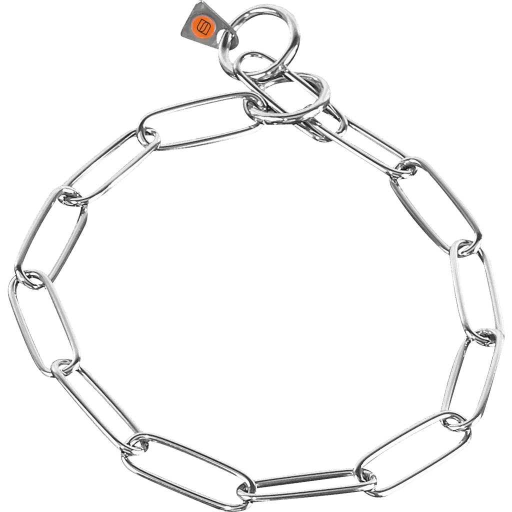 Herm Sprenger Fur Saver Long Link Chain Stainless Steel 3mm K9